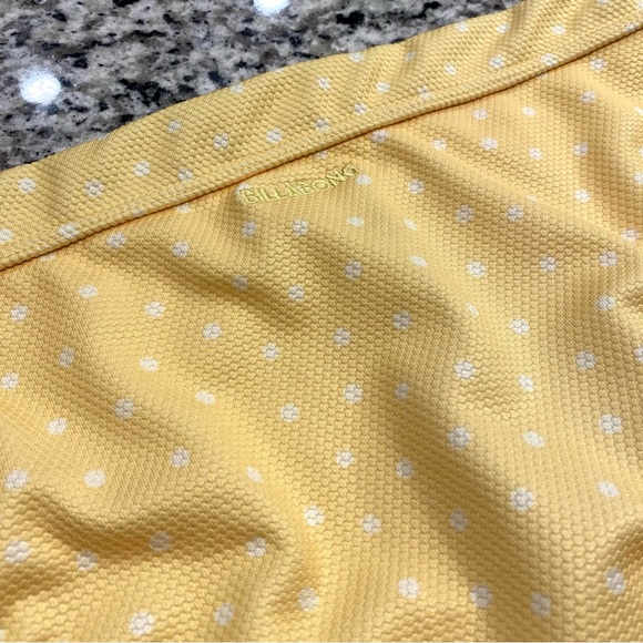 Billabong x Salty Blonde Yellow Polka Dot Bikini Set Size XL New with Tags - Picture 6 of 13